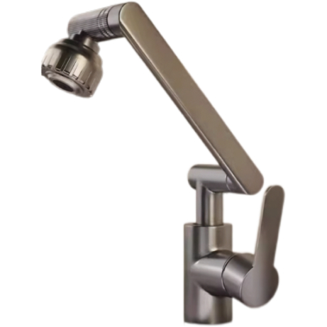 Matte گرين Swivel مشيني Faucet