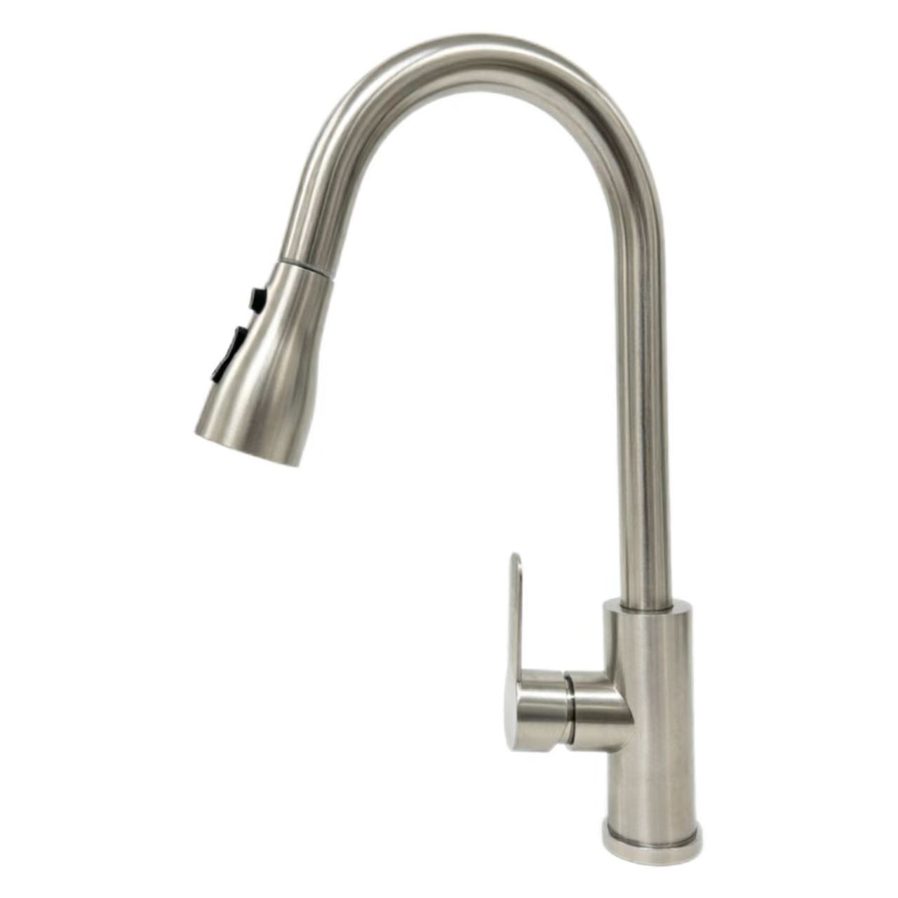Swan-Neck Pull-Out باورچی خانه گرم ۽ ٿڌو نل Swan-Neck Pull-Out باورچی خانه گرم ۽ ٿڌو نل