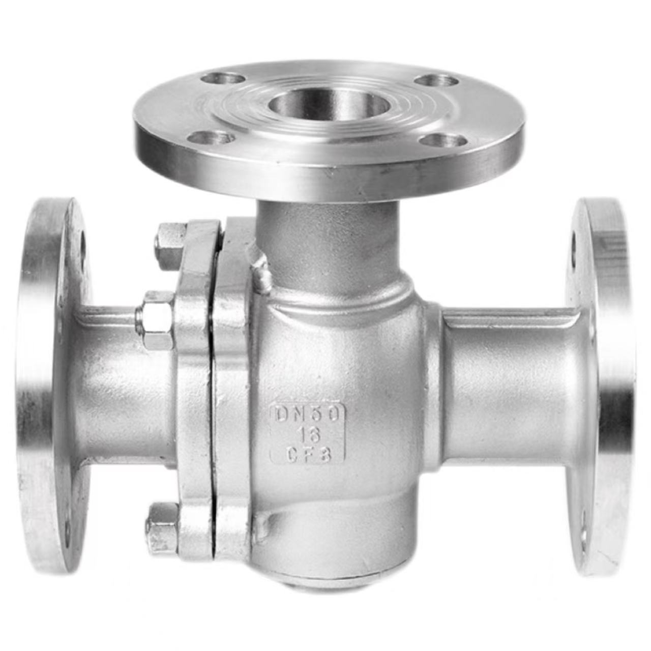 ٽي طرفي flange بال والو